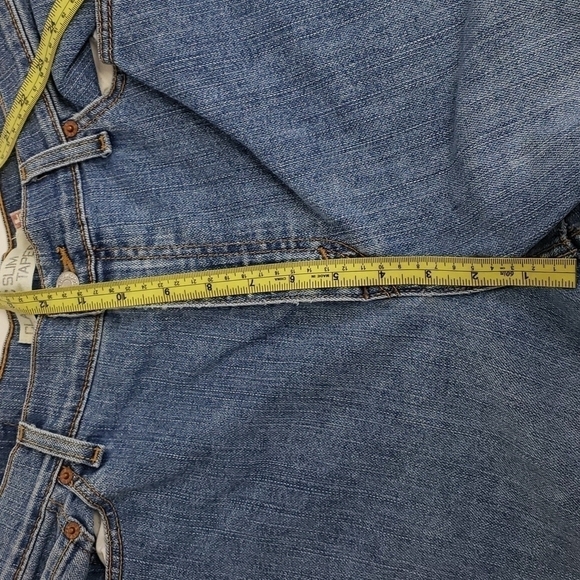 LEVI'S 512 Classic Slim Fit Tapered Leg 14S 11" High Rise 32x29 VGUC - Picture 8 of 11